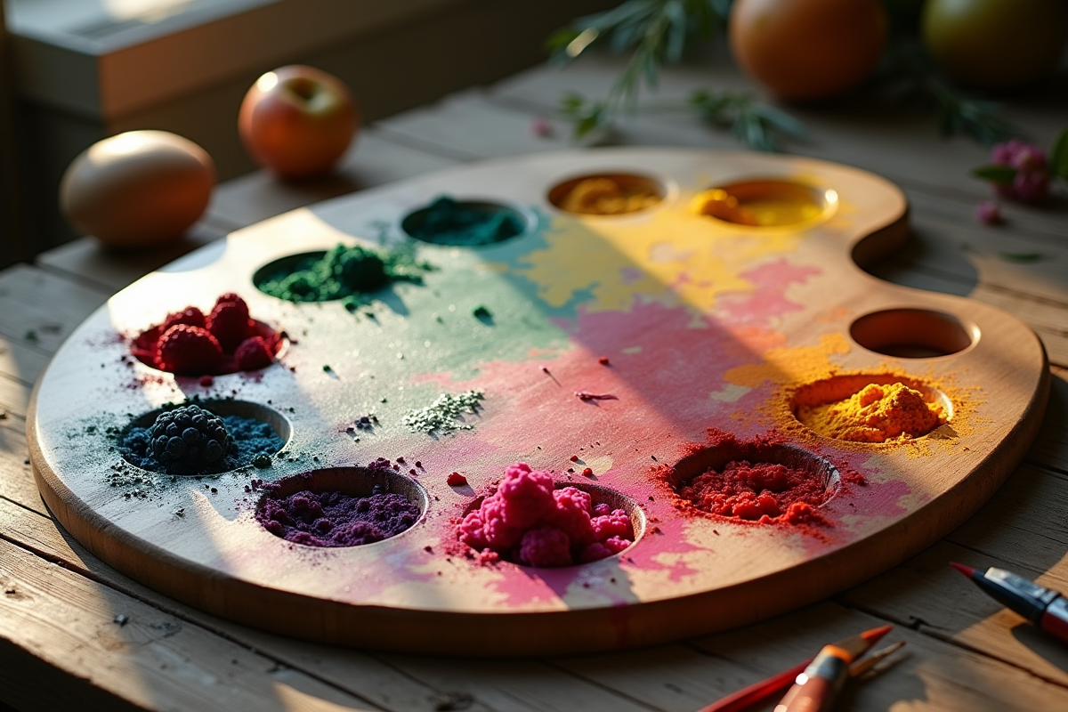 Aliments utilisables comme peinture : une alternative créative