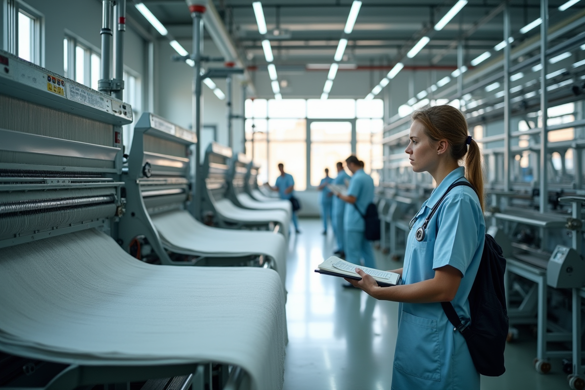 Fabrication du tissu moderne : processus et techniques innovantes