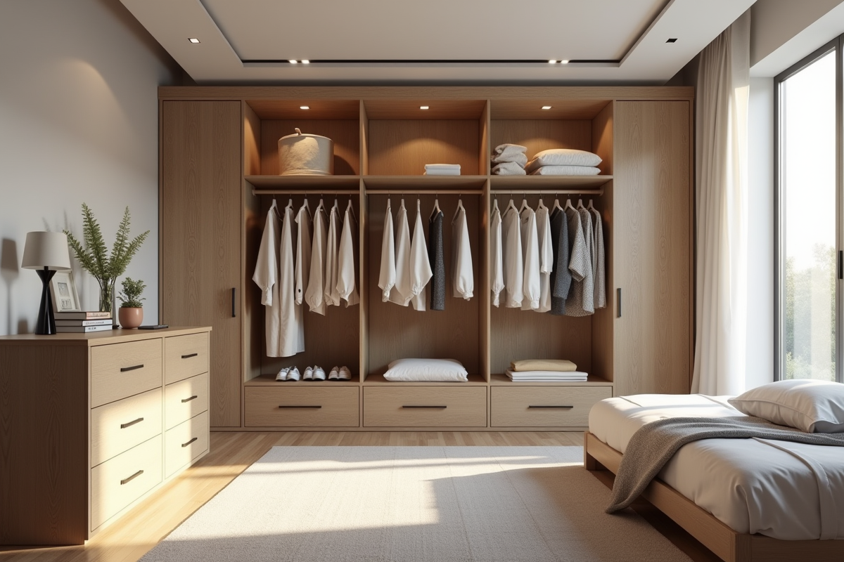 Aménagement d’une chambre sans placard : astuces et idées pratiques
