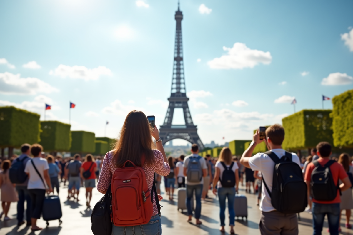 Nombre de touristes ayant visité la France en 2025