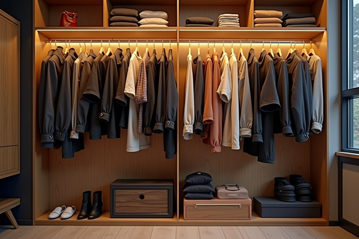 vêtements rangement
